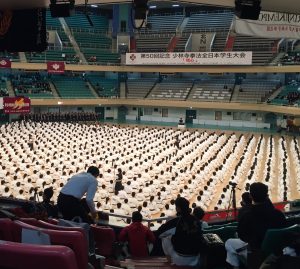 少林寺拳法部 開会式